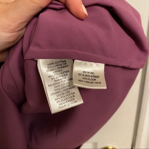 💜GUC - Rebecca Taylor Lace Overlay Shift Dress - Picture 4 of 8